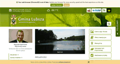 Desktop Screenshot of lubsza.ug.gov.pl