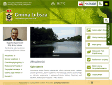 Tablet Screenshot of lubsza.ug.gov.pl