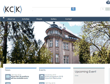 Tablet Screenshot of kcik.ug.edu.pl