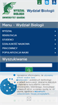 Mobile Screenshot of biology.ug.edu.pl