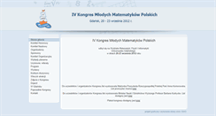 Desktop Screenshot of kmm.mat.ug.edu.pl