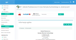 Desktop Screenshot of bip.zsjezierzyce.slupsk.ug.gov.pl