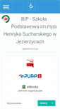 Mobile Screenshot of bip.zsjezierzyce.slupsk.ug.gov.pl