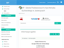 Tablet Screenshot of bip.zsjezierzyce.slupsk.ug.gov.pl