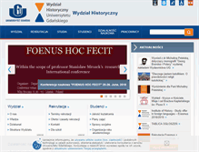 Tablet Screenshot of historia.ug.edu.pl