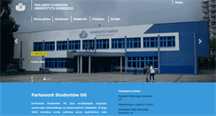 Desktop Screenshot of parlament.ug.edu.pl