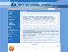 Tablet Screenshot of iftia.ug.edu.pl