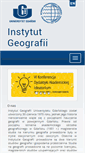Mobile Screenshot of geo.ug.edu.pl