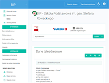 Tablet Screenshot of bip.spwrzescie.slupsk.ug.gov.pl