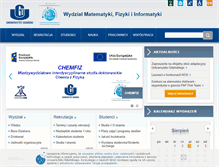 Tablet Screenshot of mfi.ug.edu.pl