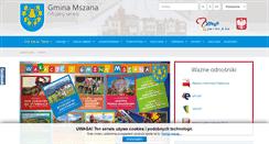 Desktop Screenshot of mszana.ug.gov.pl