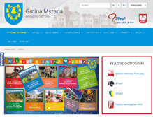 Tablet Screenshot of mszana.ug.gov.pl