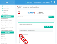 Tablet Screenshot of bip.rogozno.ug.gov.pl
