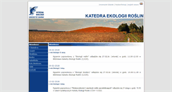 Desktop Screenshot of ker.biology.ug.edu.pl