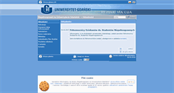 Desktop Screenshot of bariery.ug.edu.pl