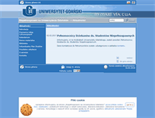 Tablet Screenshot of bariery.ug.edu.pl
