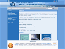 Tablet Screenshot of gospodarkaprzestrzenna.ug.edu.pl