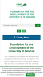 Mobile Screenshot of frug.ug.edu.pl