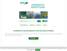 Tablet Screenshot of frug.ug.edu.pl