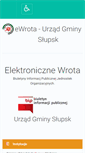 Mobile Screenshot of e-wrota.slupsk.ug.gov.pl