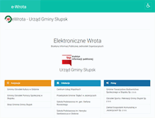Tablet Screenshot of e-wrota.slupsk.ug.gov.pl