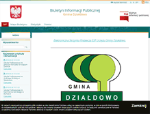 Tablet Screenshot of dzialdowo.ug.gov.pl